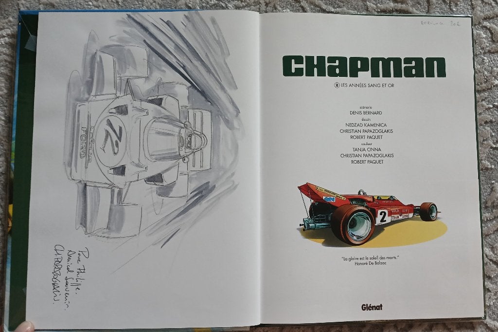BD Chapman 2 EO Neuf dédicace Bernard Papazoglakis, Une BD, Enlèvement ou Envoi, Neuf