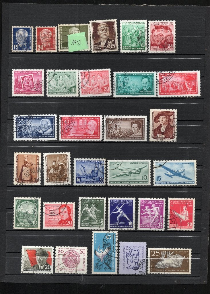 DDR  192 zegels   vanaf 1953 tot / zeer fris, Verzenden, DDR, Gestempeld