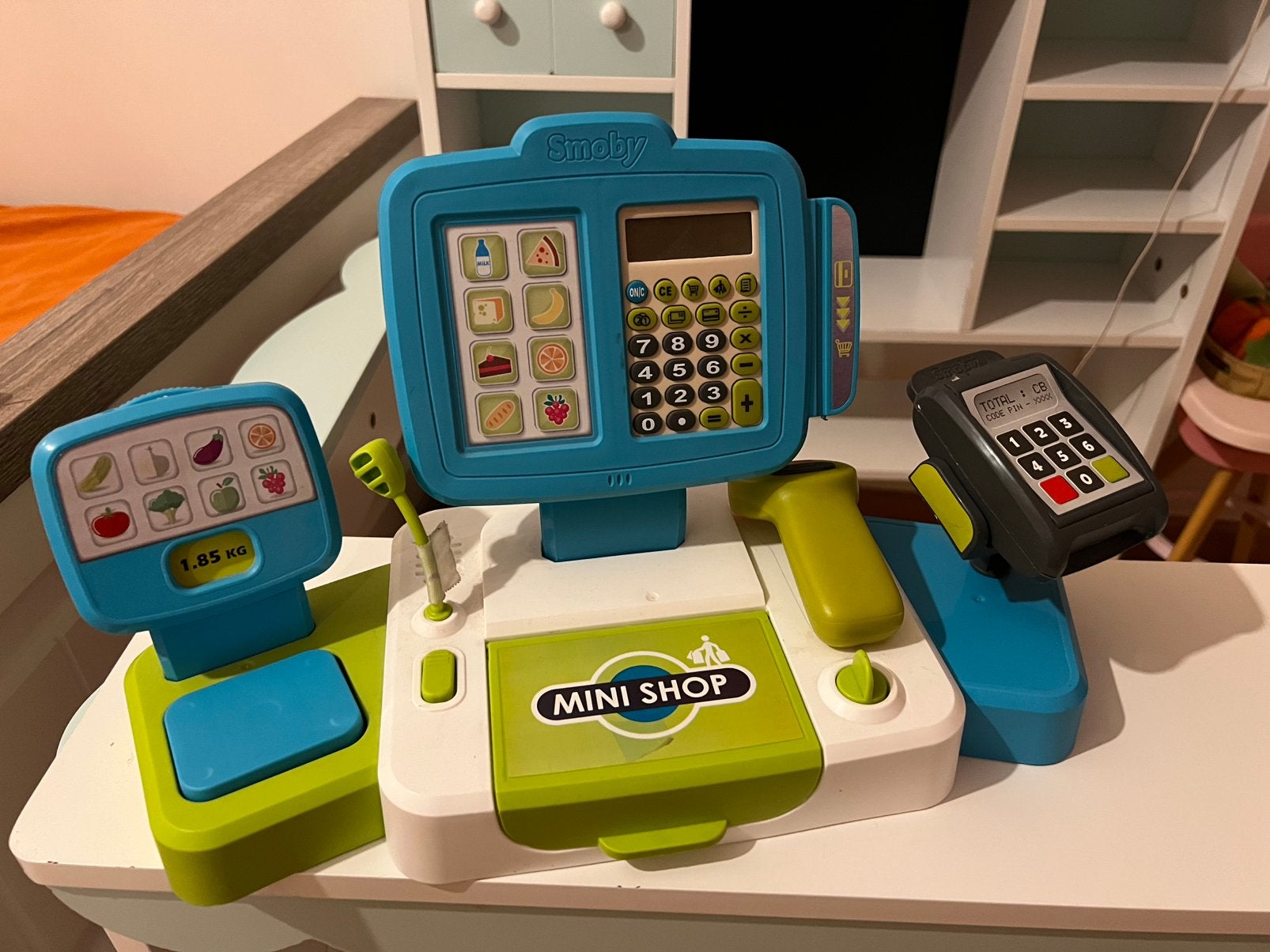 Smoby kassa, Ophalen, Gebruikt, Jongen of Meisje