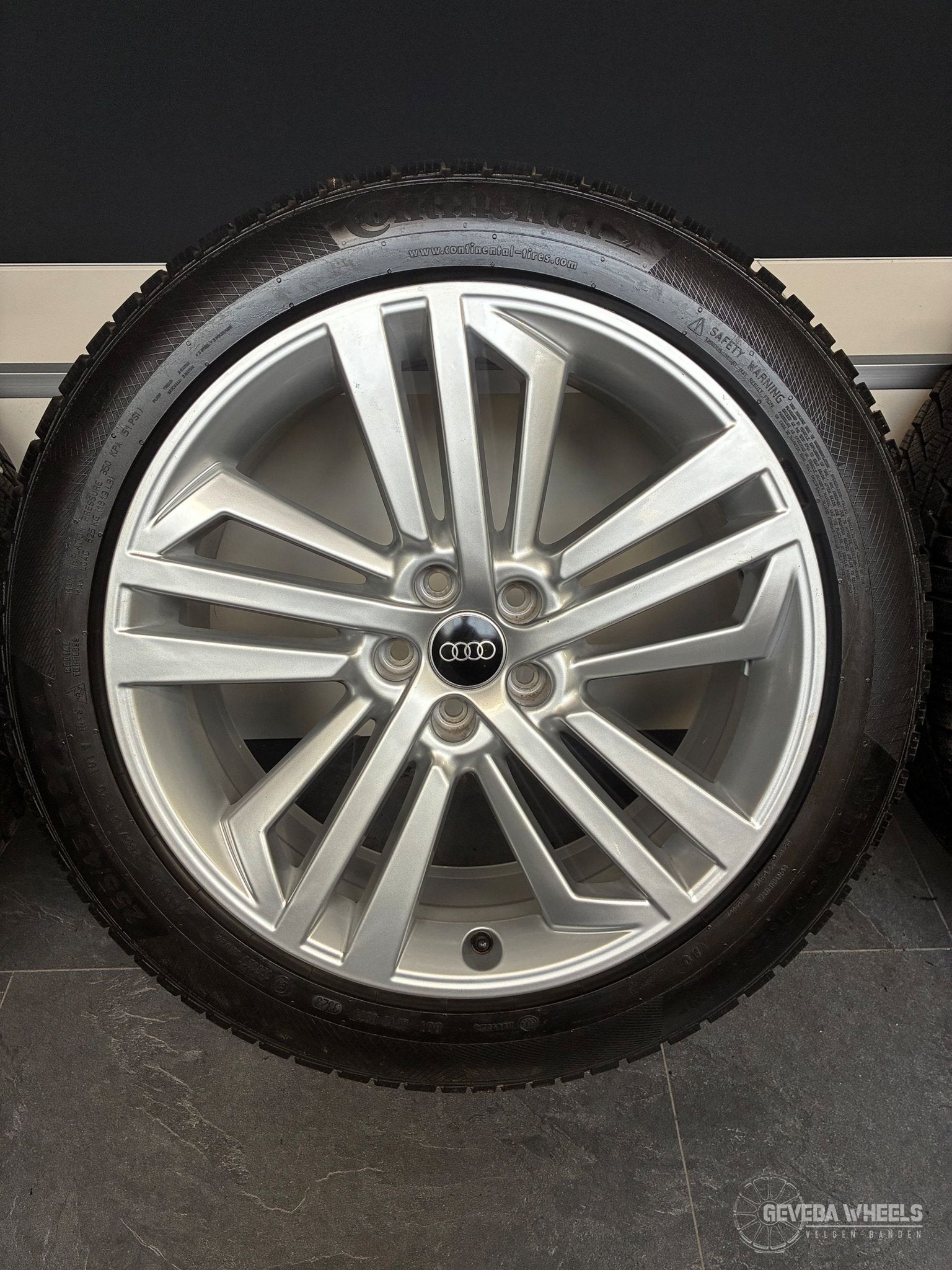 20” originele Audi Q5 / SQ5 velgen + winterbanden 5x112  80A, Pneus et Jantes, Pneus hiver, 255 mm, Véhicule de tourisme