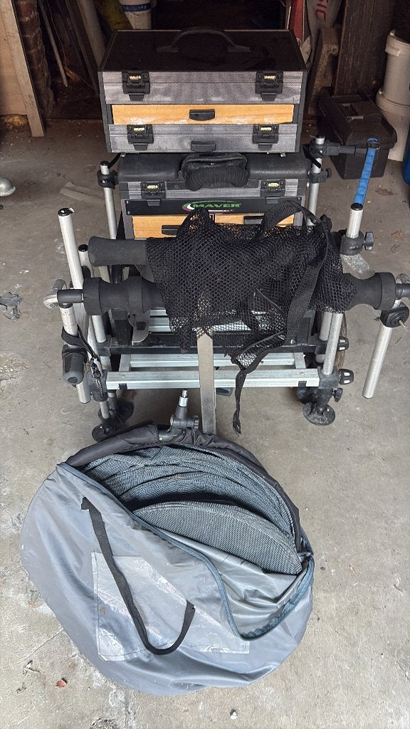 Witvismateriaal, Watersport en Boten, Ophalen, Zo goed als nieuw, Complete set