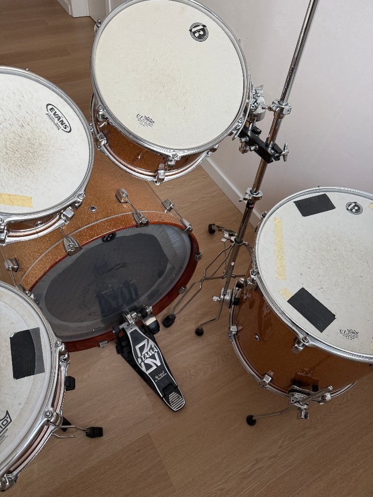 Kirchhoff Artist Bubinga Shellset (5-delig) + Adams Hoezen, Muziek en Instrumenten, Ophalen, Zo goed als nieuw, Overige merken