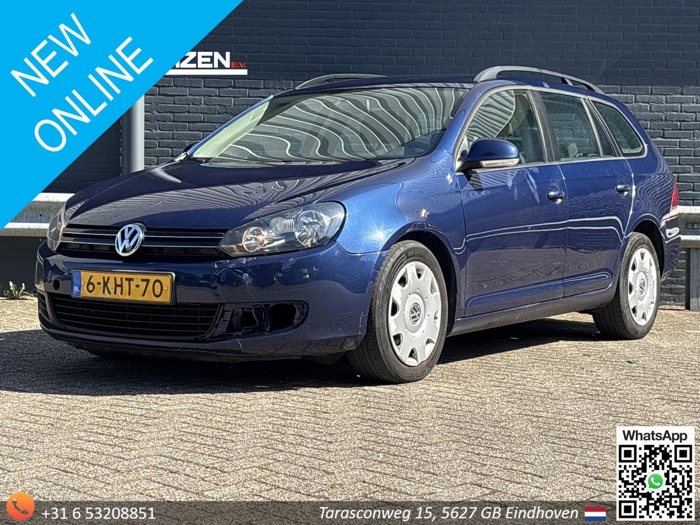 Volkswagen Golf Variant 1.6 TDI Trendline | Climate |, Parkeersensor, Blauw, Bedrijf, Golf