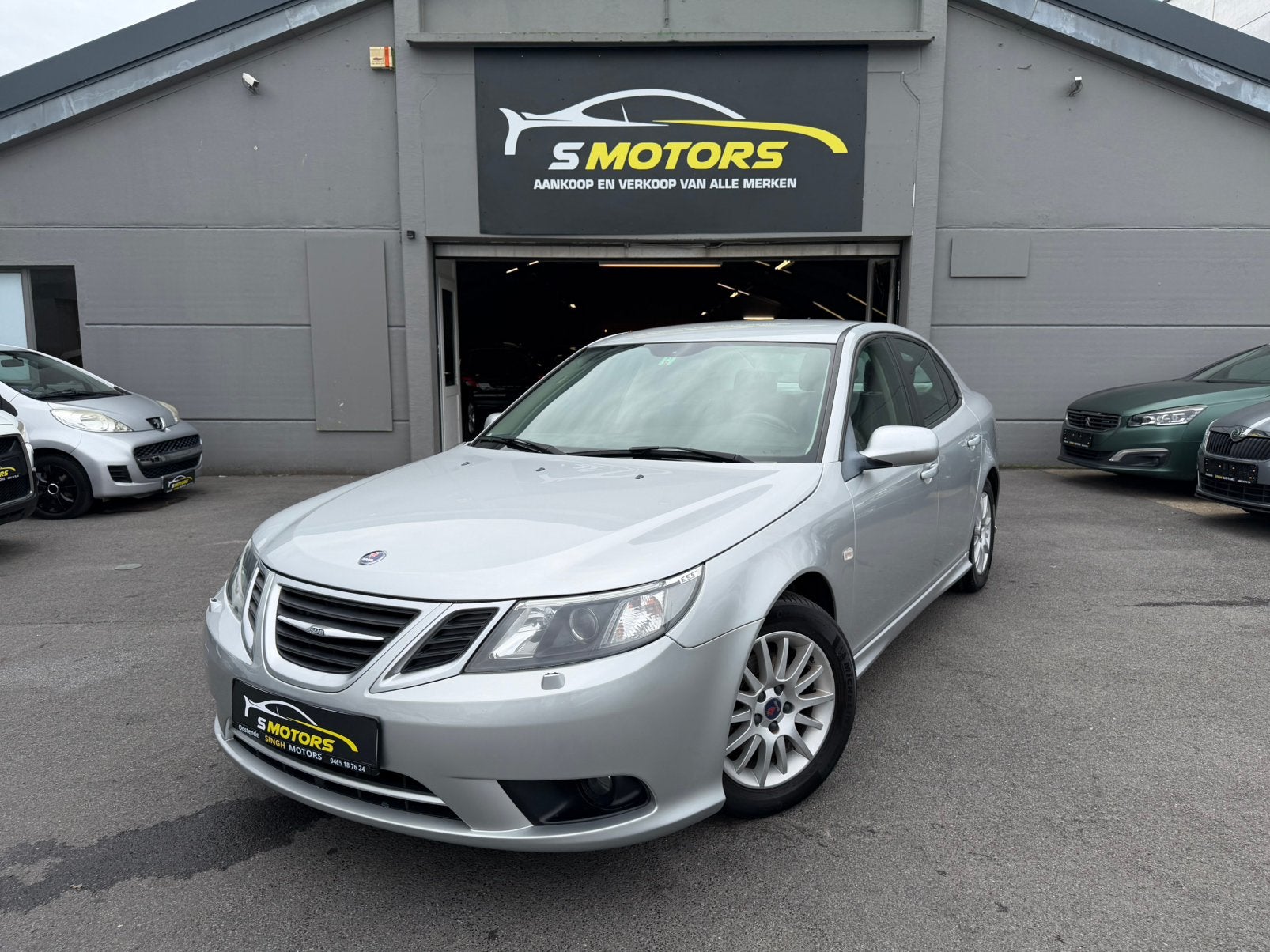 Saab 9-3 2.0 benzine | Airco | Gps | Cruise | GARANTIE |, Auto's, 110 kW, Leder, Bedrijf, 5 deurs
