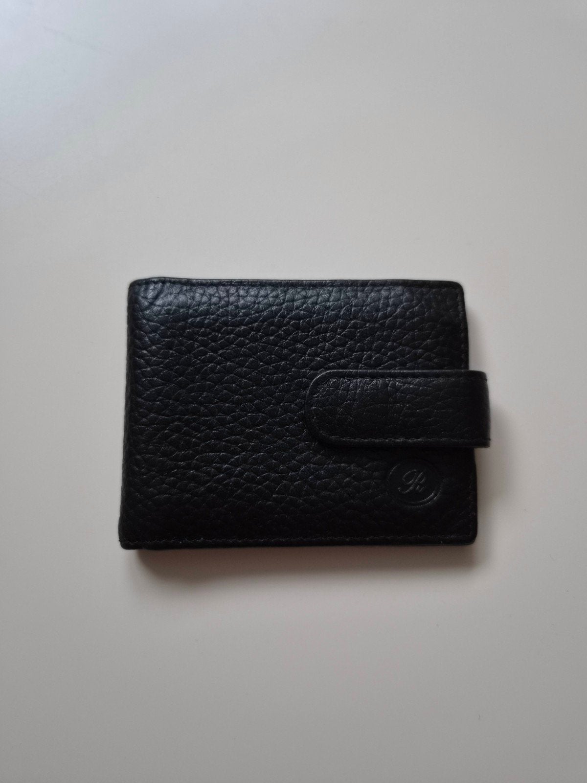 Porte-cartes & Étui permis/papiers en cuir noir avec Protect, Bijoux, Sacs & Beauté, Autres marques, Cuir, Enlèvement ou Envoi