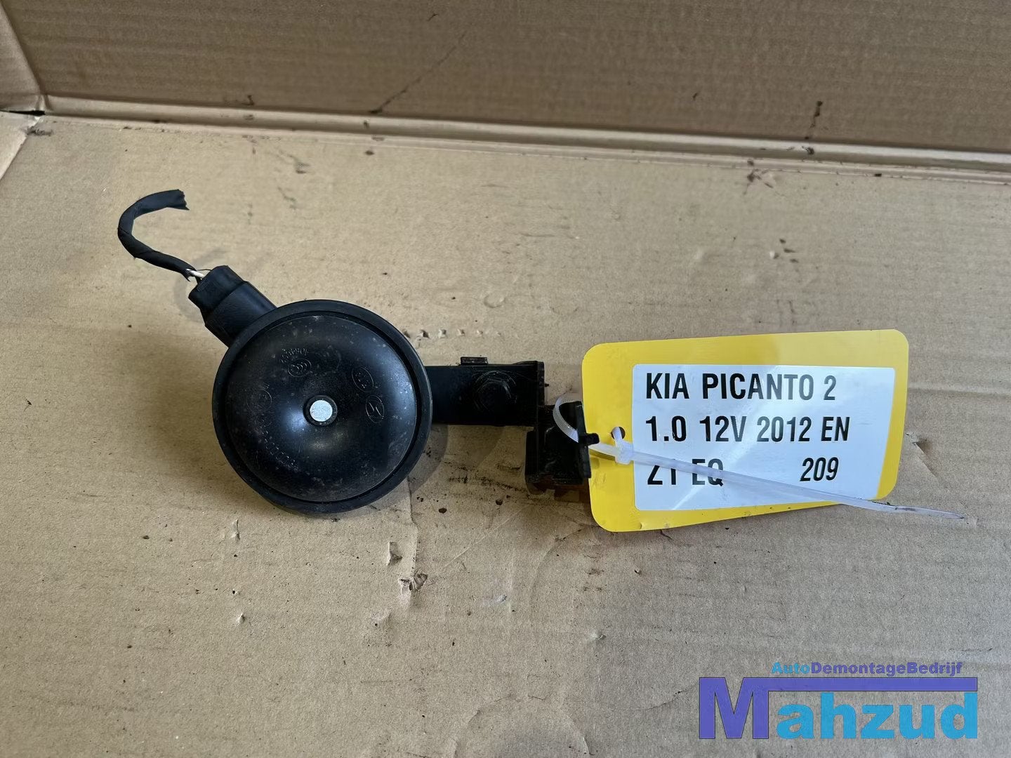 KIA PICANTO 2 toeter claxon 2011-2017, Heolleung-ro 12
06797  Seoul, Info@kia.com, Kia Corporation, Gebruikt