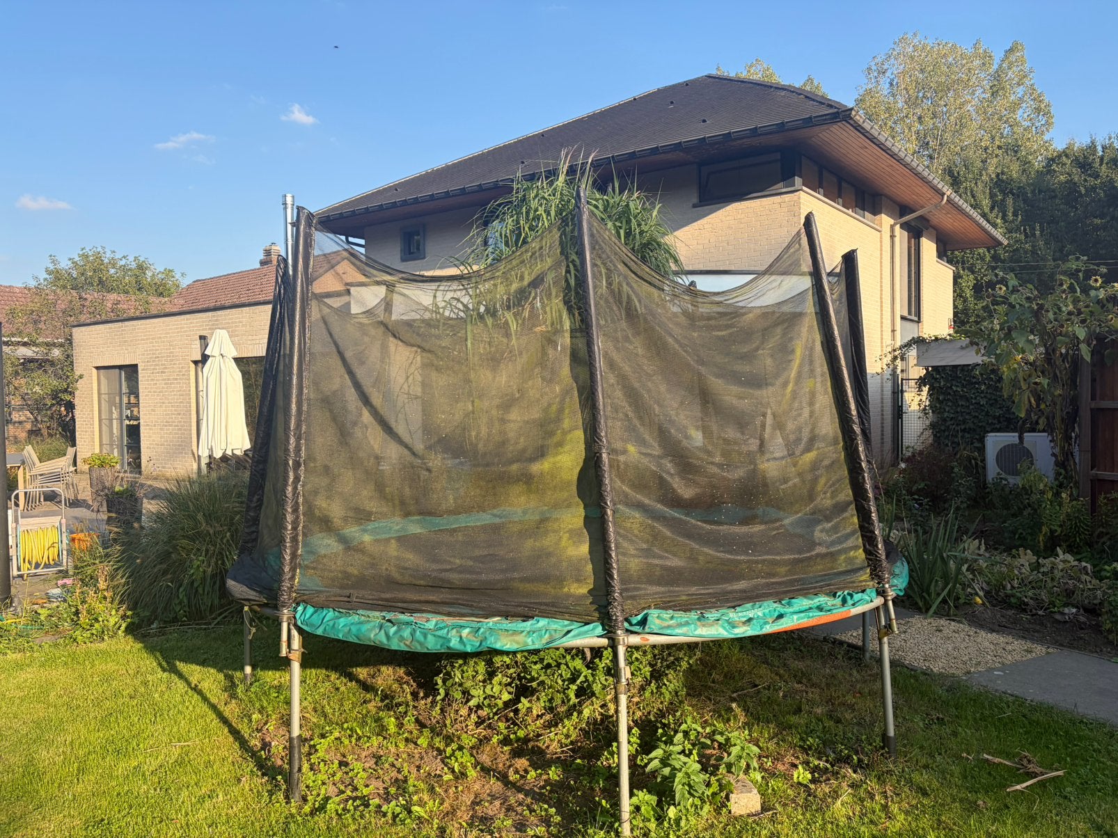Trampoline - gratis, Kinderen en Baby's, Ophalen, Zo goed als nieuw