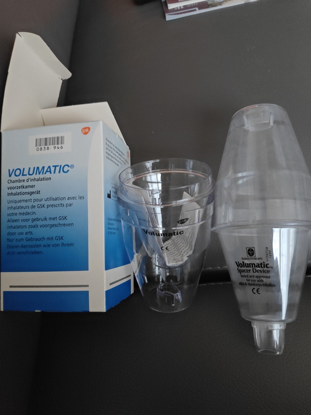 inhalator volumatic 2 stuks, Enlèvement ou Envoi, Comme neuf