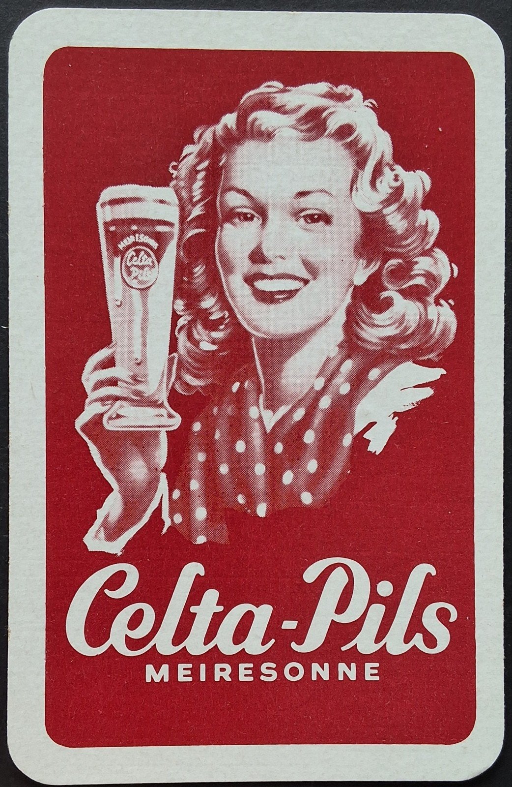 1 Speelkaart  Celta Pils, Verzamelen, Ophalen of Verzenden