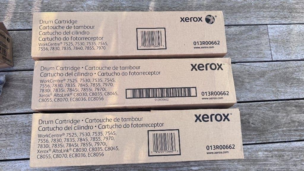 3x originele Xerox 013R00662 Drum Cartridge – nieuw, Enlèvement, Neuf, Autres types, Xerox