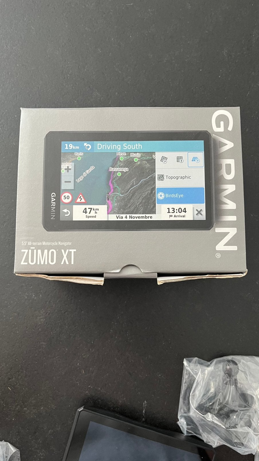 Garmin Zumo XT, Motoren, Ophalen, Zo goed als nieuw