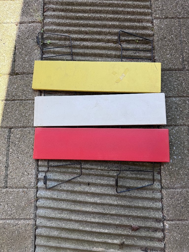 TOMADO wandplank 3 kleuren vintage jaren 70', Ophalen, Gebruikt