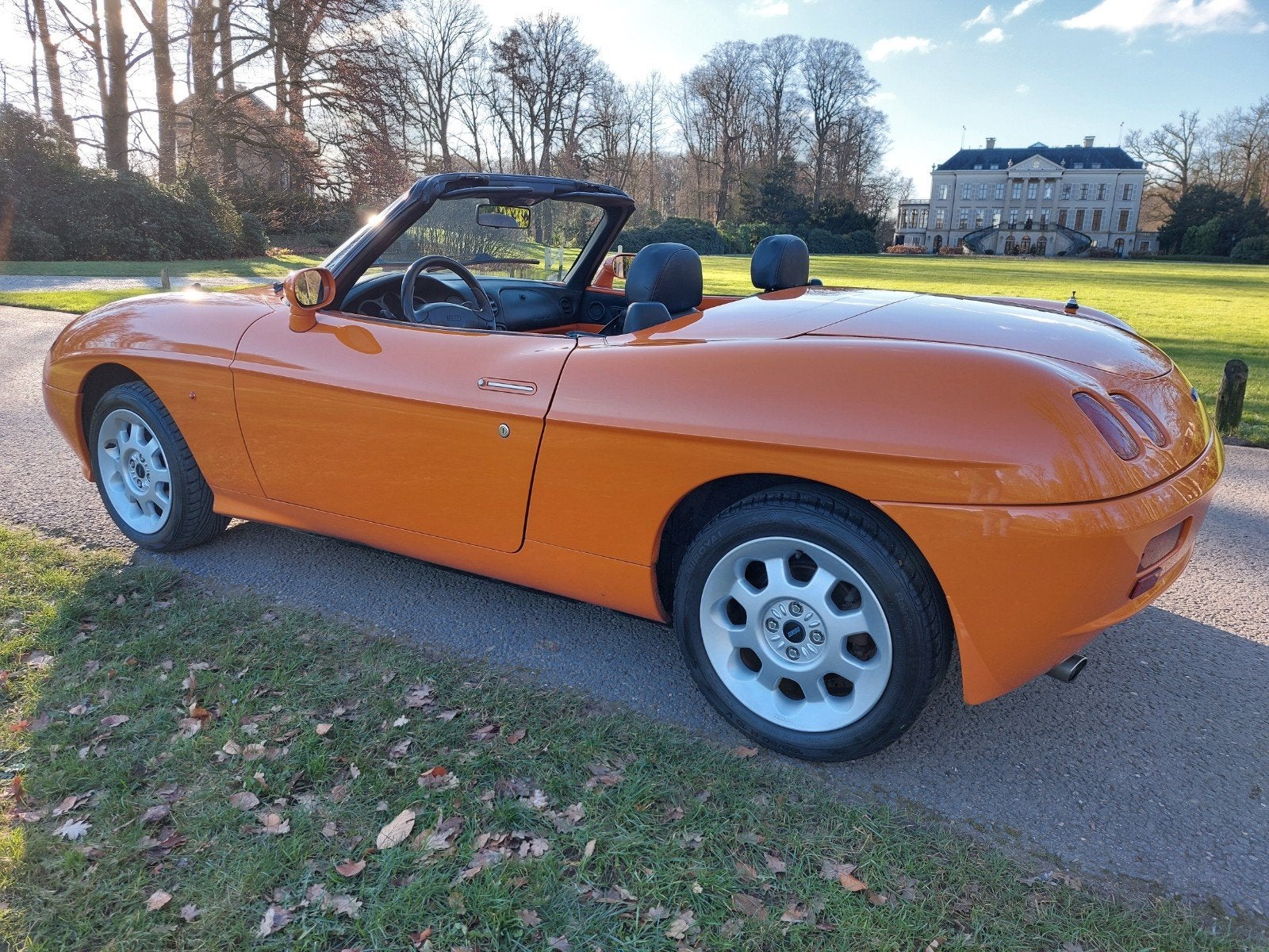 Fiat Barchetta Arancio Oldtimer 1996 * Nieuwe Distributie *, Zwart, Cabriolet, Leder, 96 kW