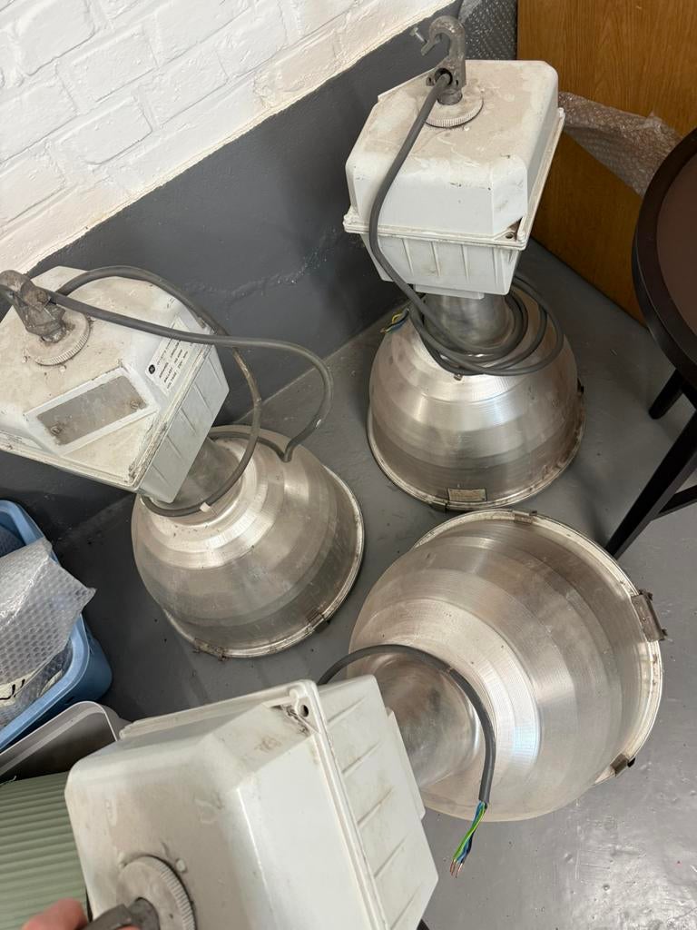 Industriële hanglampen 💡, Ophalen, Gebruikt