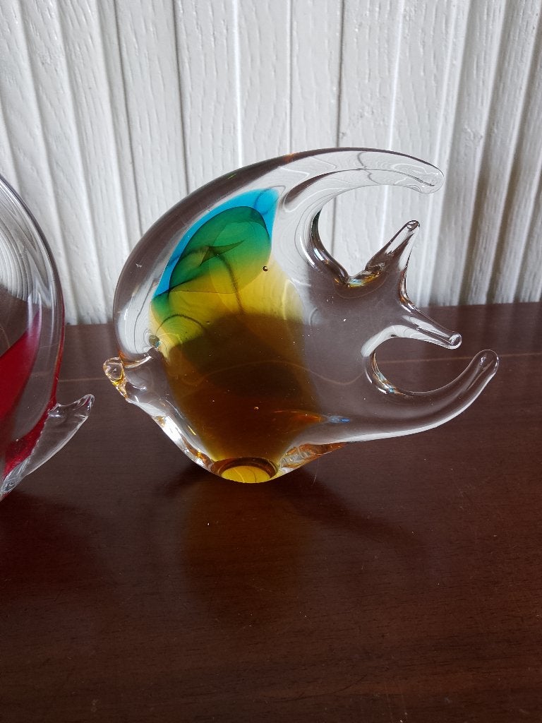 Poisson en verre Murano, Antiquités & Art, Antiquités | Verre & Cristal, Enlèvement