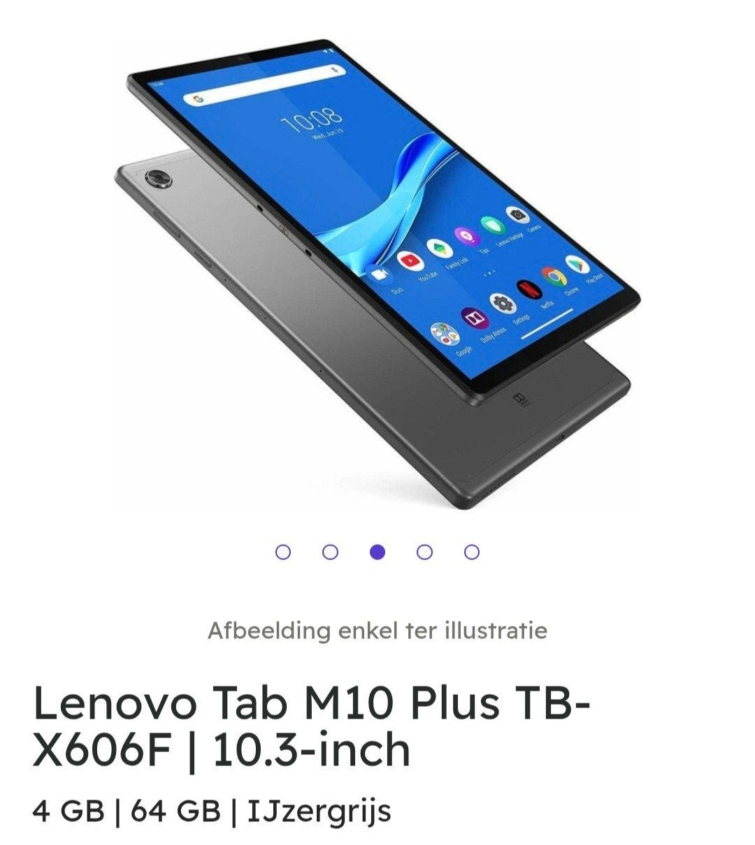 Lenovo Tab M10-model met etui, Computers en Software, 10 inch, LENOVO, Nieuw, Ophalen of Verzenden