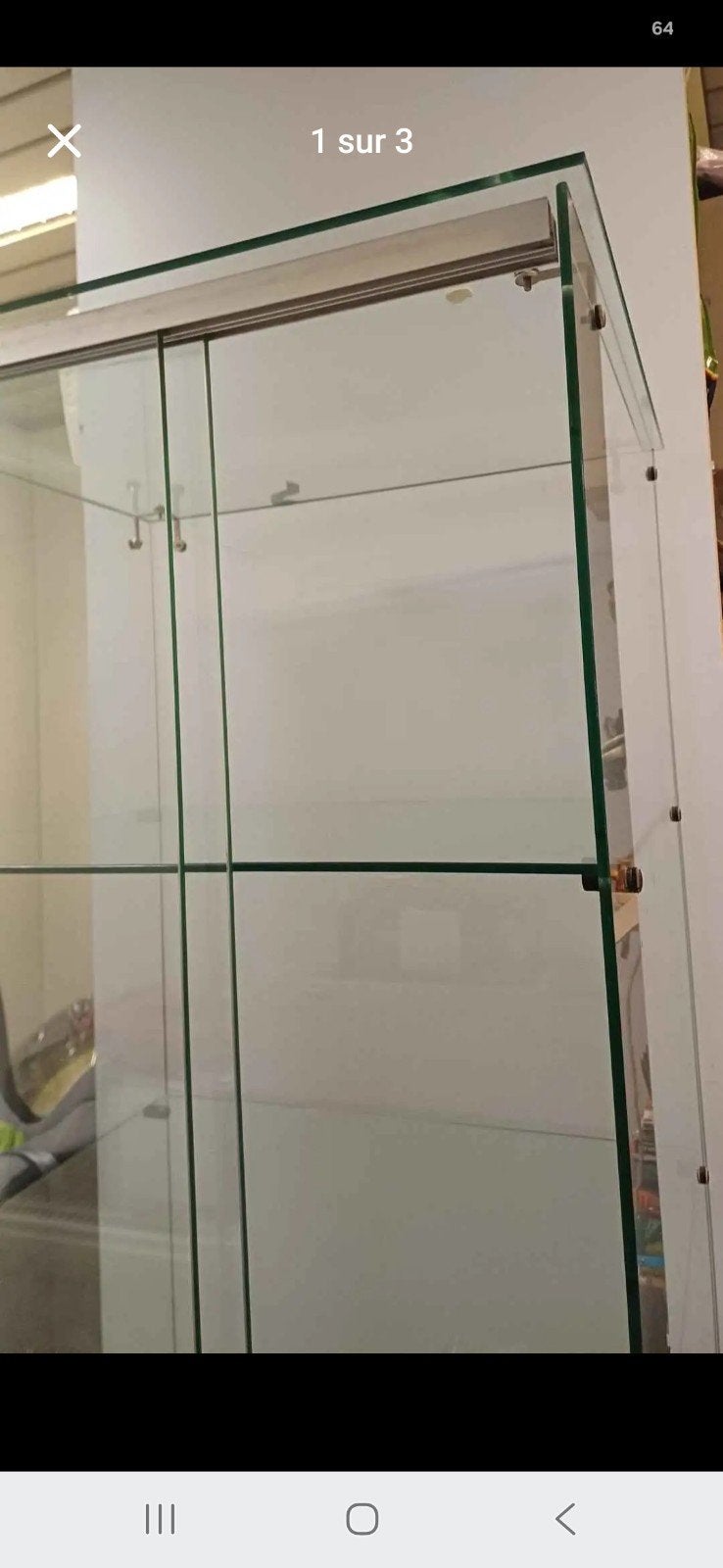 meuble vitrine étagère, Enlèvement