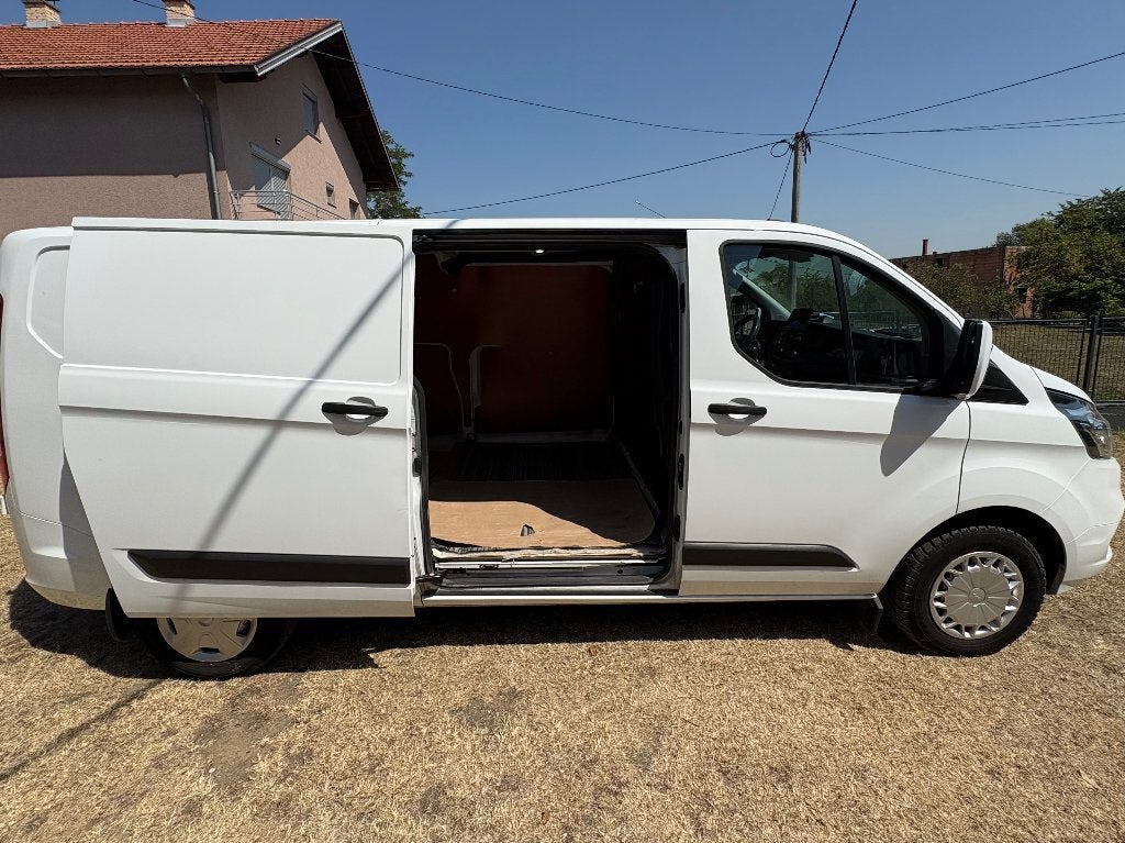 Ford Transit Custom Lange Versie L2H1 - 11/2022, Auto's, 2095 kg, Stof, Euro 6, Wit