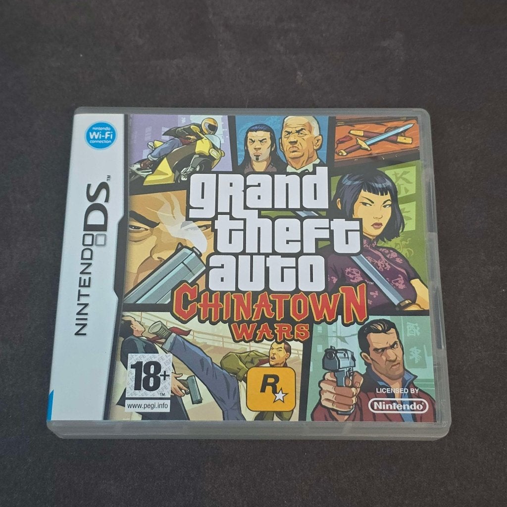 GTA Chinatown Wars voor DS, Games en Spelcomputers, Games | Nintendo DS, Avontuur en Actie, Gebruikt, Vanaf 18 jaar, 1 speler