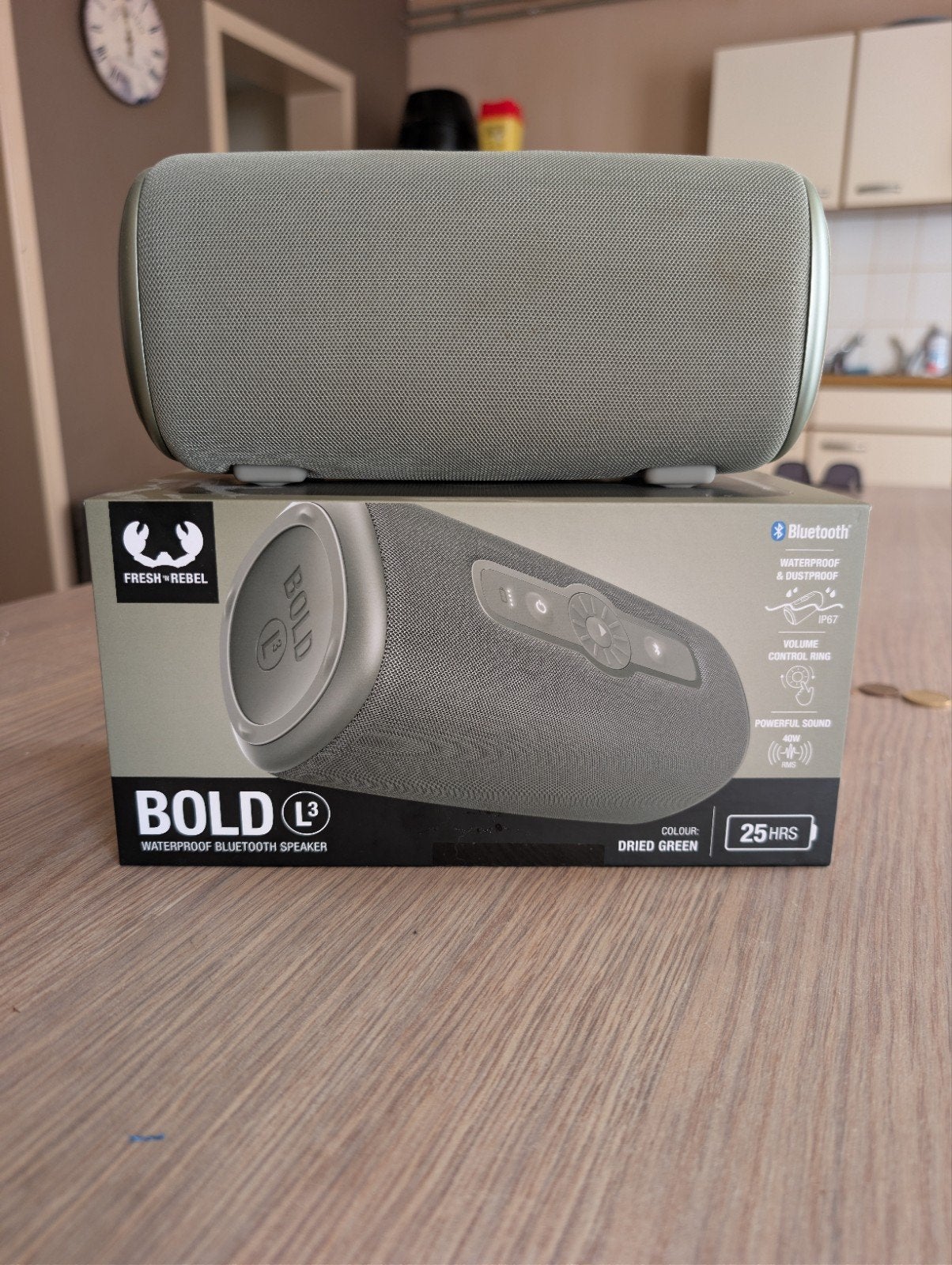Fresh and rebel bold l3 speaker (amper gebruikt), Bluetooth, Ophalen