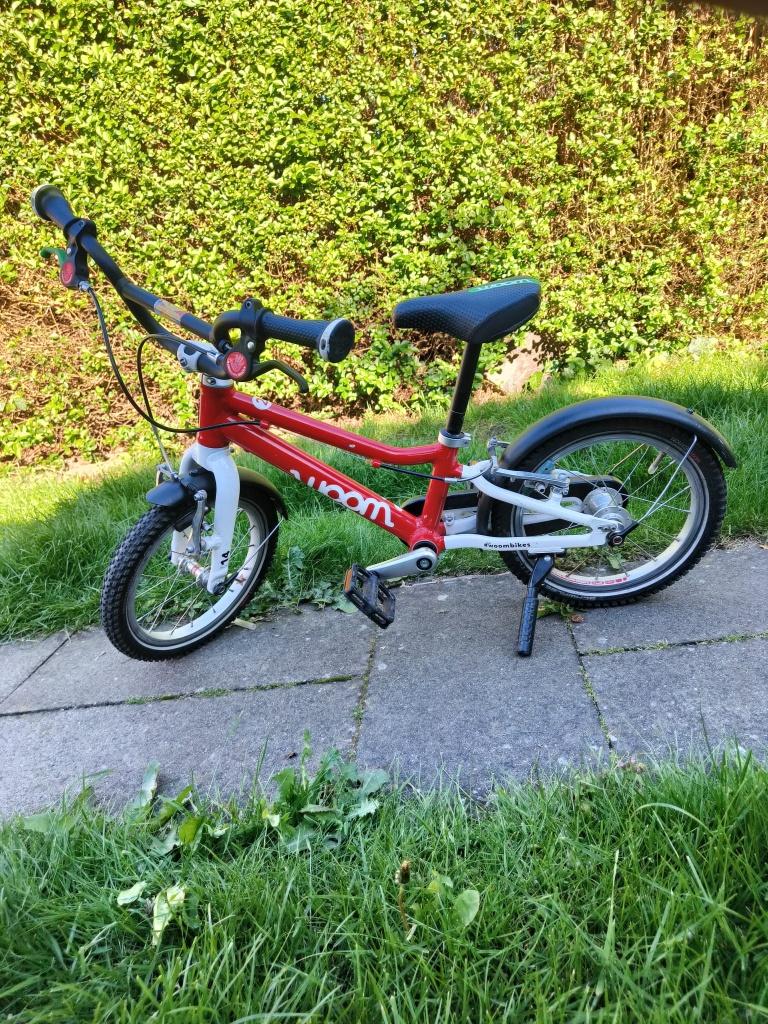 Woom 2 te koop, Fietsen en Brommers, Ophalen, Gebruikt, Velgrem, Minder dan 16 inch