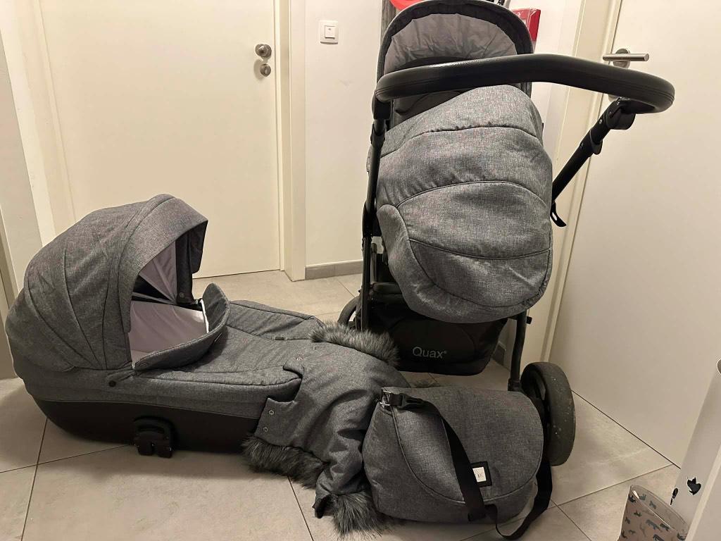 Buggy ,kinderwagen met alle assesoires merk Quax, Enlèvement, Utilisé, Autres marques, Couverture pieds
