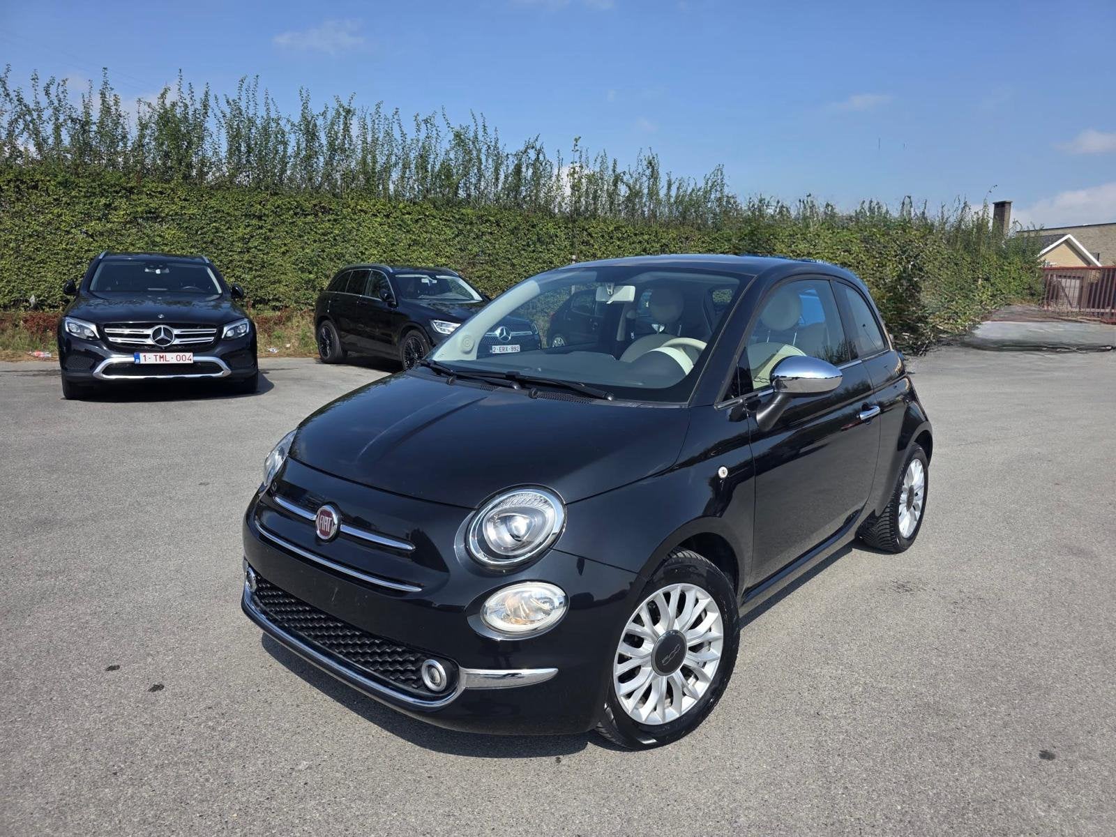 Fiat 500/2018/26000km/, 4 zetels, Stof, 4 cilinders, Zwart