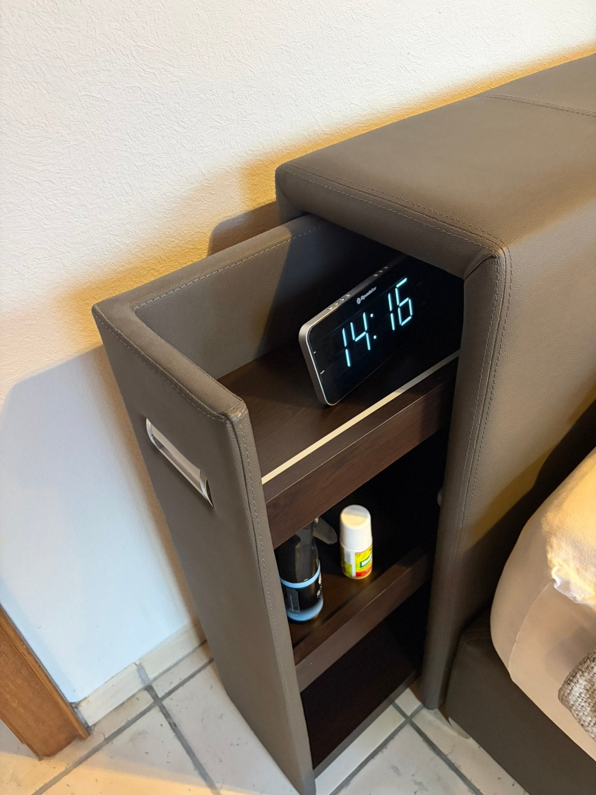 Boxspring sleepworld, Ophalen, Bruin