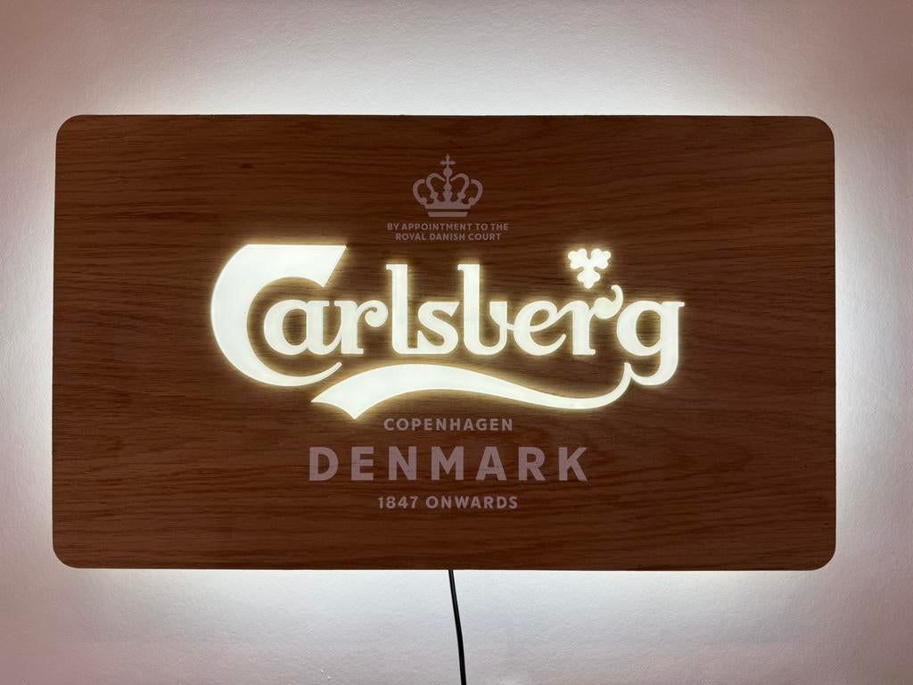 Carlsberg Led Reclamebord, Ophalen of Verzenden, Nieuw, Lichtbak of (neon) lamp