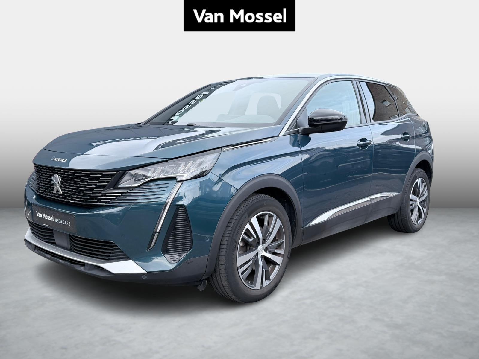 Peugeot 3008 1.2 PureTech 96kW S&S Allure, Auto's, Voorwielaandrijving, Dealer onderhouden, Stof, Zwart