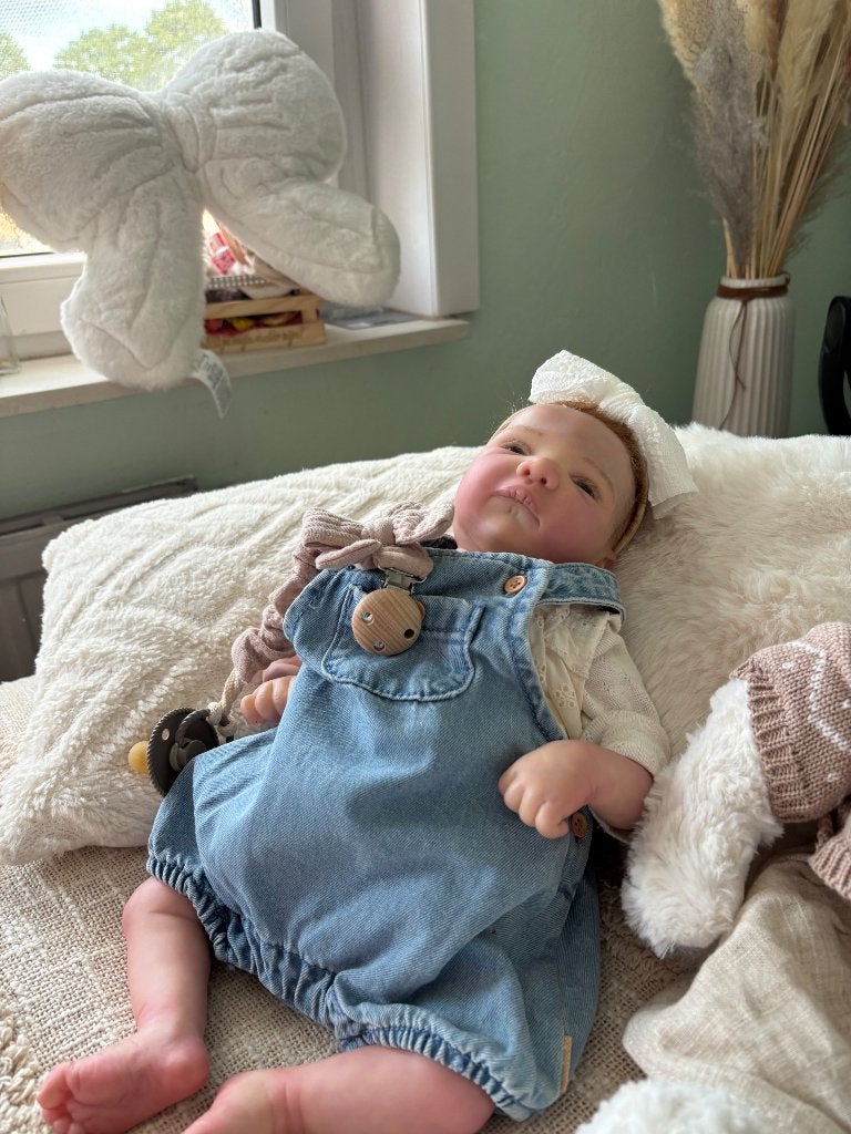 Reborn mick awake, Verzamelen, Poppen, Zo goed als nieuw, Babypop, Levensecht of Reborn, Ophalen of Verzenden
