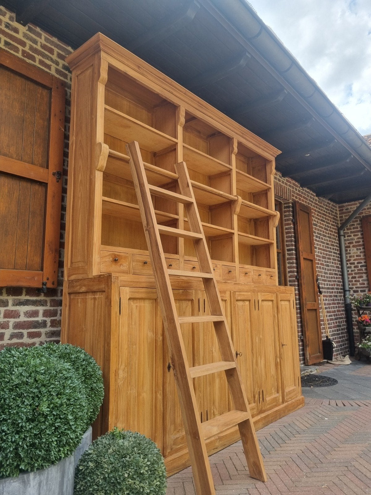 Bibliothèque/meuble de bibliothèque en teck art.166/26