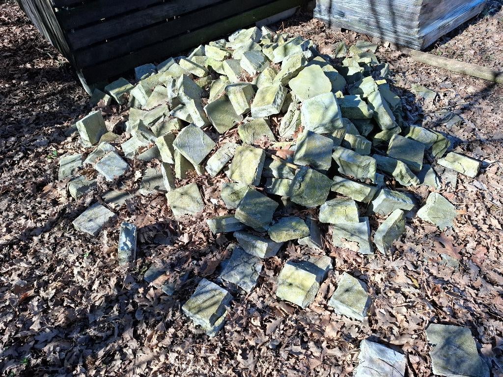 Platines kandla grey, Tuin en Terras, Tegels en Klinkers, Ophalen, Gebruikt, Overige typen, 5 tot 10 m²