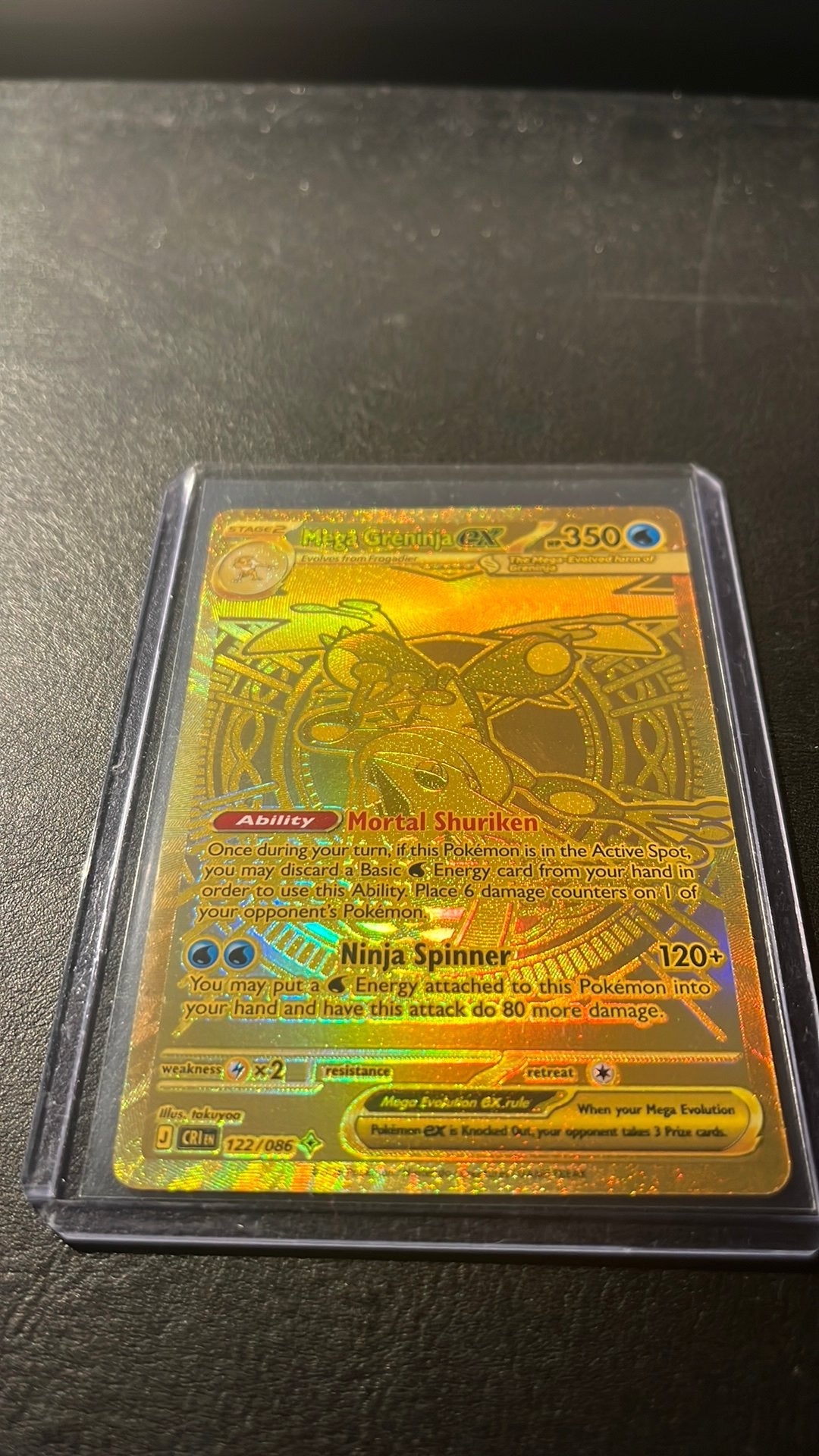 Mega Greninja EX Hyper Rare, Enlèvement ou Envoi, Comme neuf