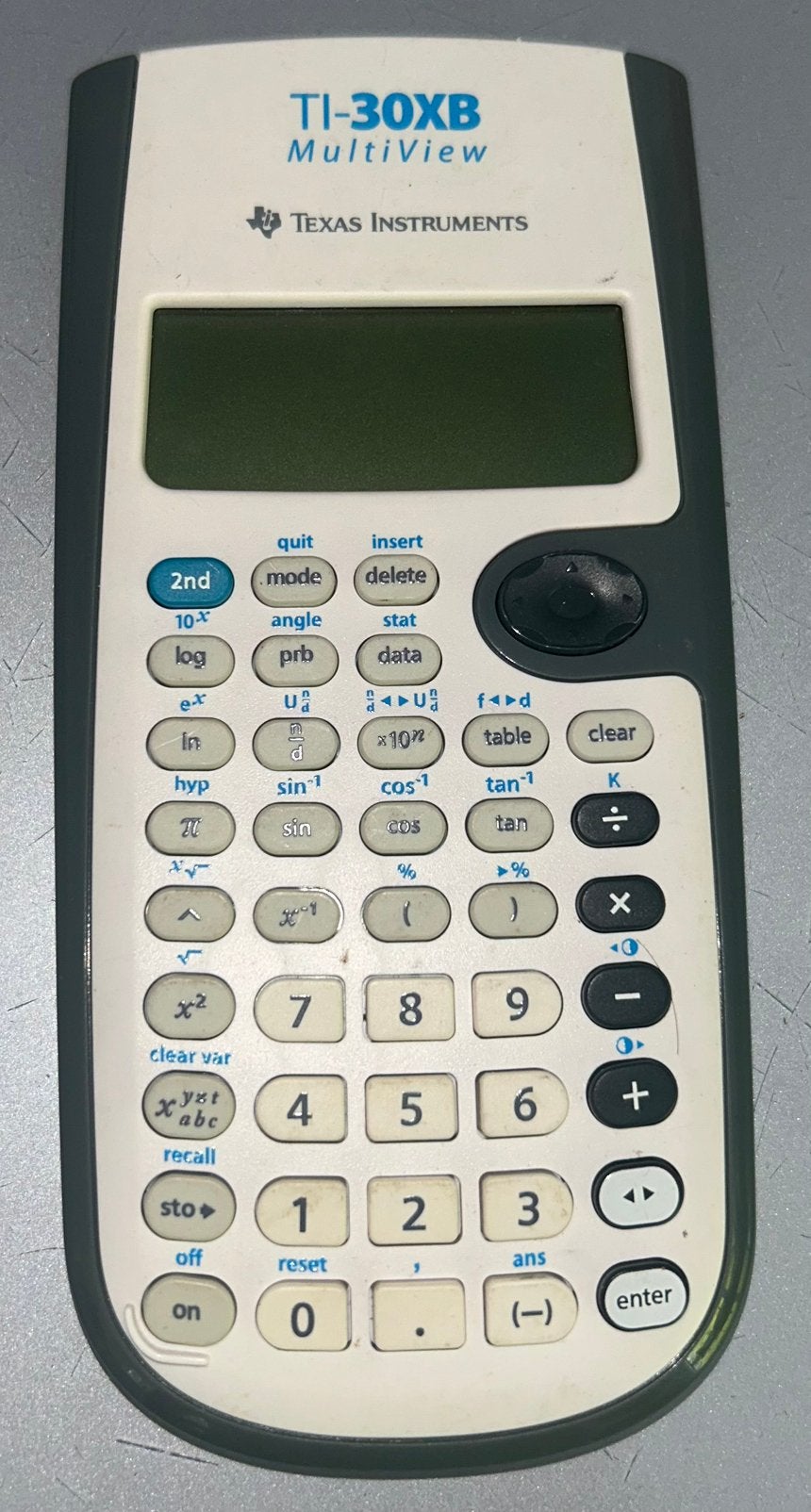 TI-30XB Wetenschappelijke rekenmachine met afdekplaat, Divers, Calculatrices, Enlèvement ou Envoi, Calculatrices graphique, Utilisé