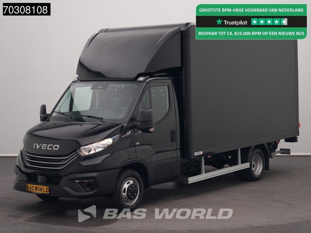 Iveco Daily 35C18 3.0L Automaat Laadklep Dubbellucht Zijdeur, Auto's, Bestelwagens en Lichte vracht, Automaat, Stof, Euro 6, 4 cilinders