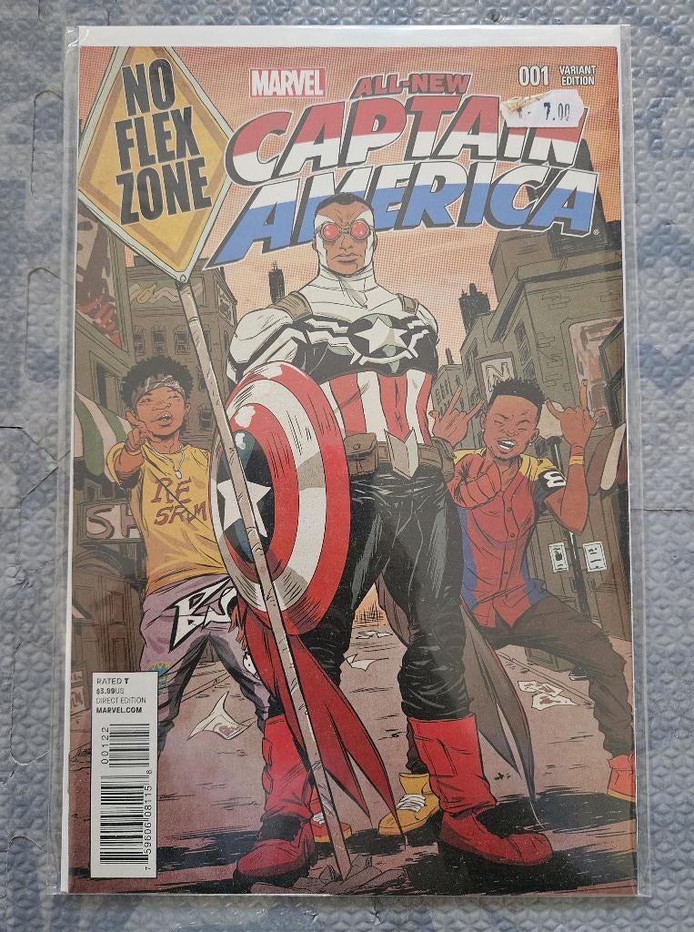 All-New Captain America #1 Interscope hip-hop variant (2015), Comics, Enlèvement ou Envoi, Neuf