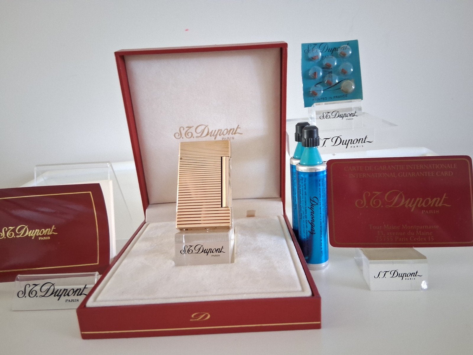 Dupont Aansteker L2 Iijn D Model Full Set., Ophalen of Verzenden, Gebruikt, Aansteker
