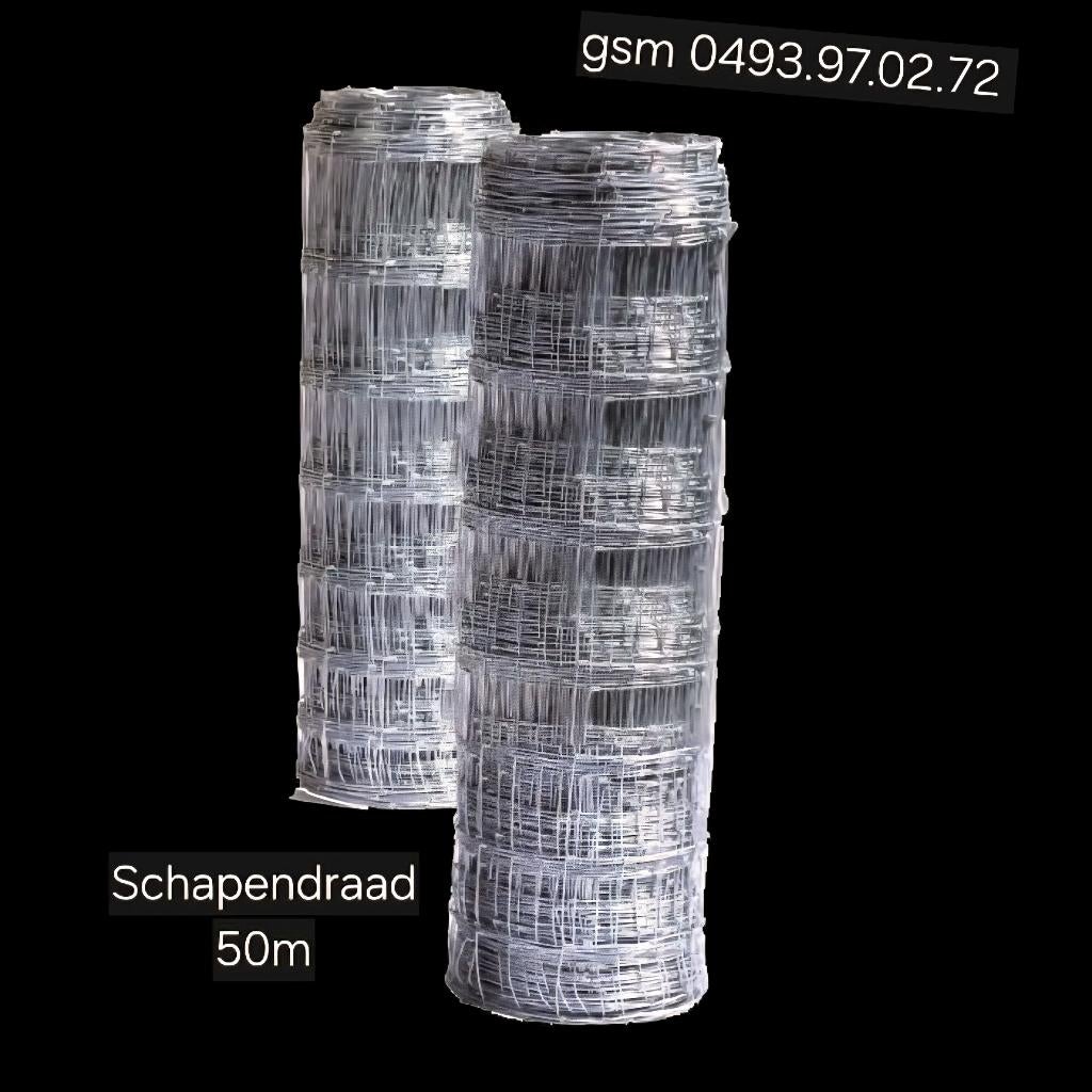 schapendraad op rol 50m 120cm hoog, Enlèvement, Neuf