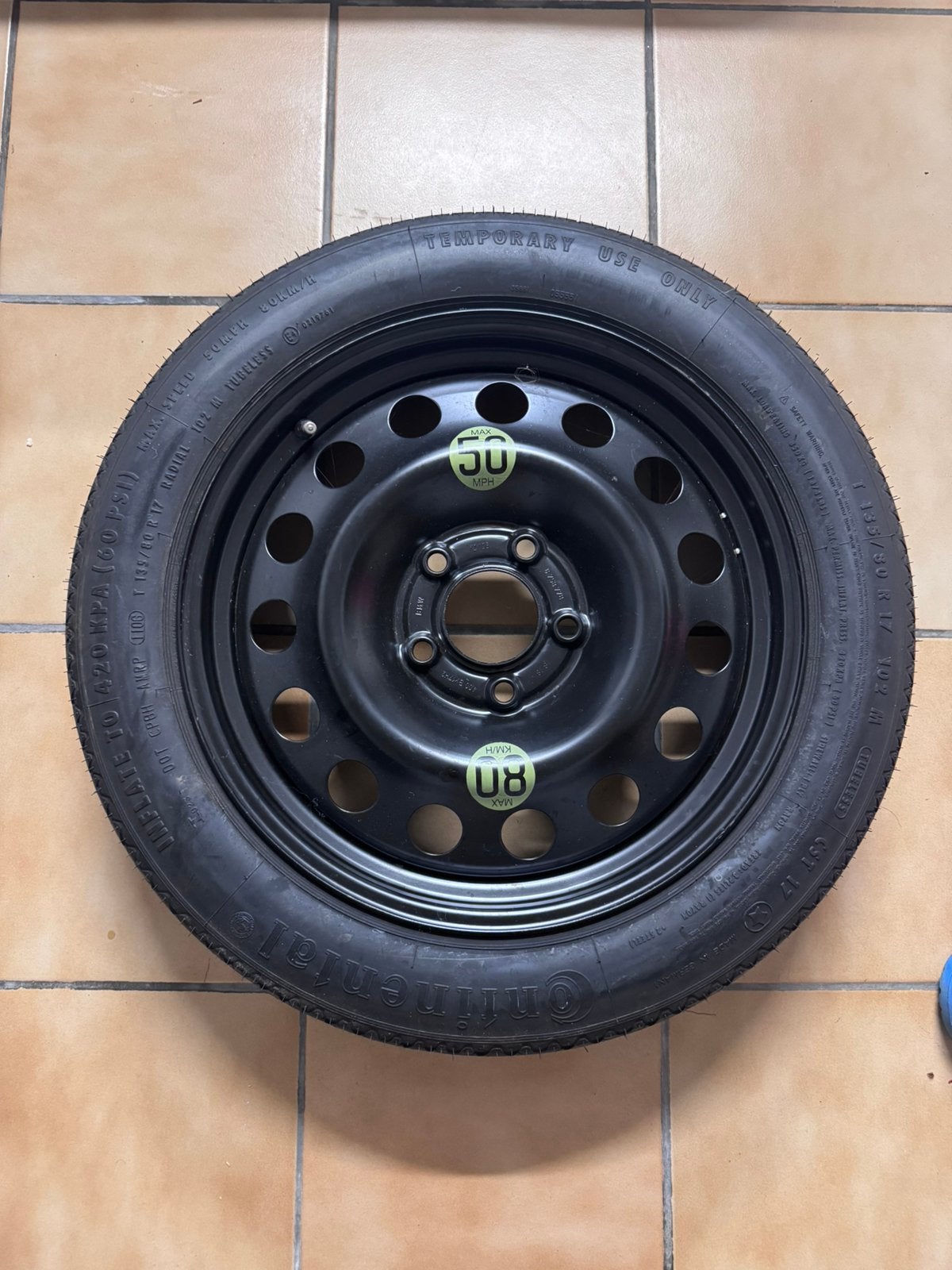 Reservewiel bmw 6 reeks, Ophalen, Gebruikt