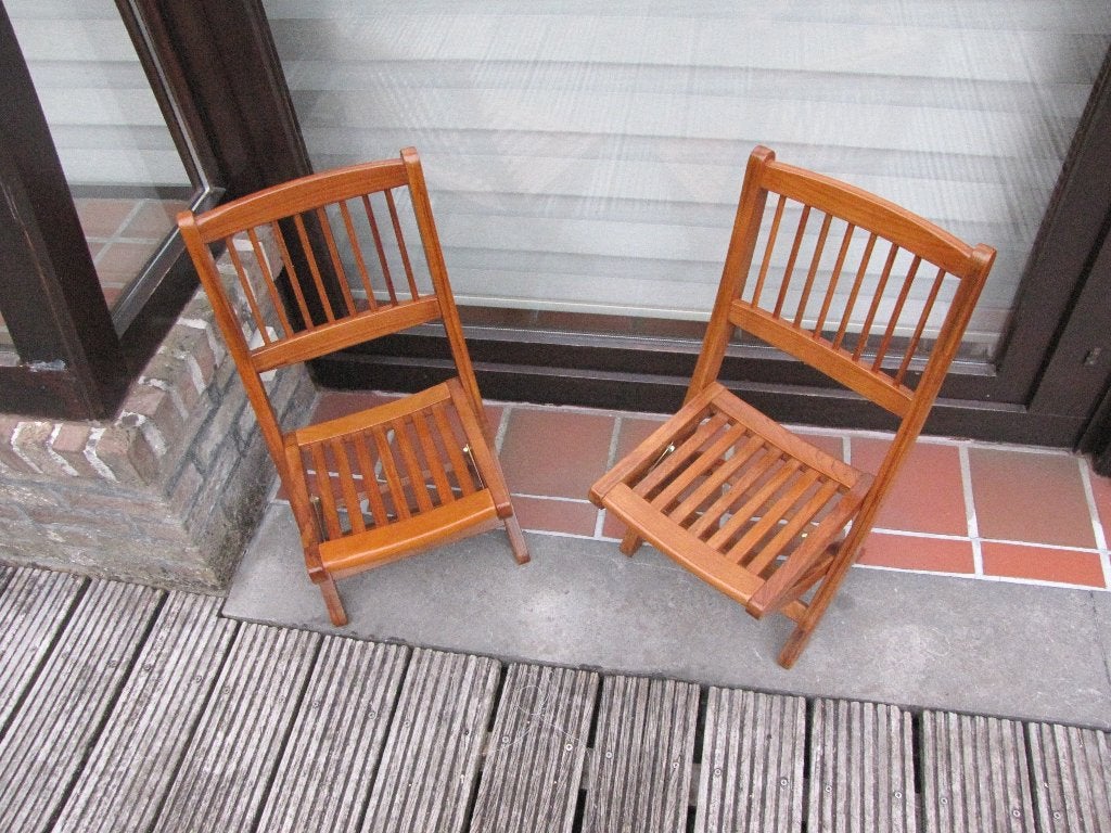 2 op plooibare  kindertuin stoeltjes, Ophalen, Nieuw, Hout, Inklapbaar