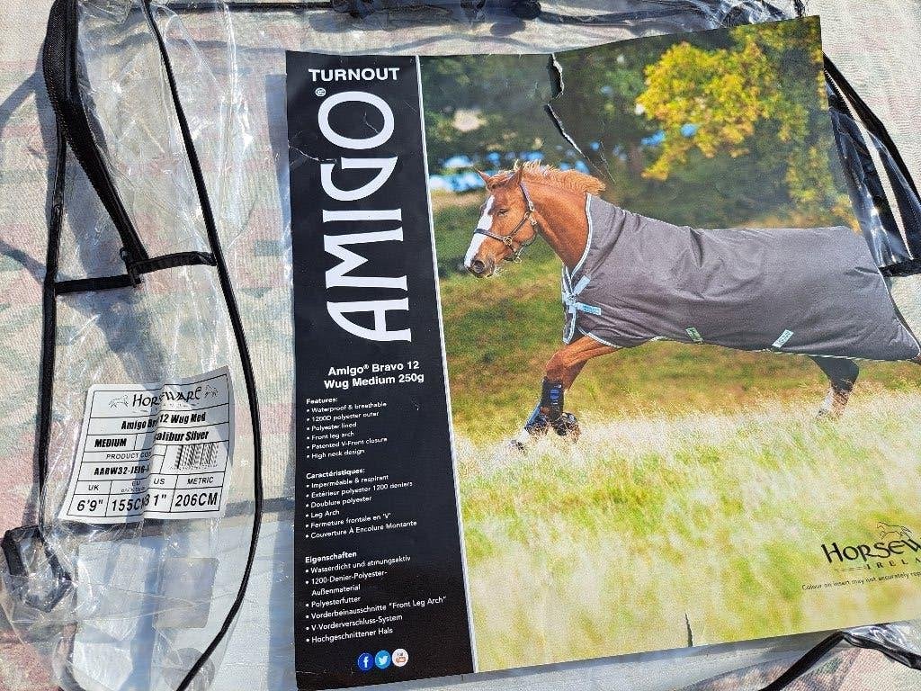 Amigo paardendeken, Gebruikt, Blauw, Full (L), Ophalen