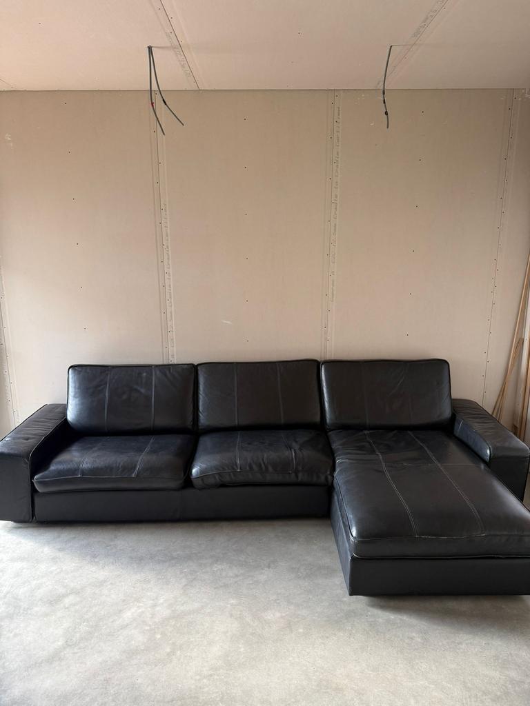 IKEA KIVIK 3-zitsbank met chaise longue, Ophalen, Gebruikt, Leer