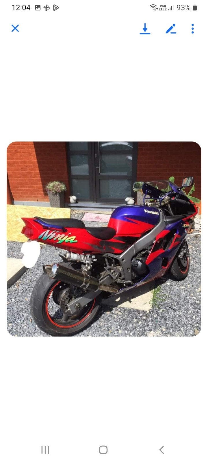 zx6r, Motos, Enlèvement