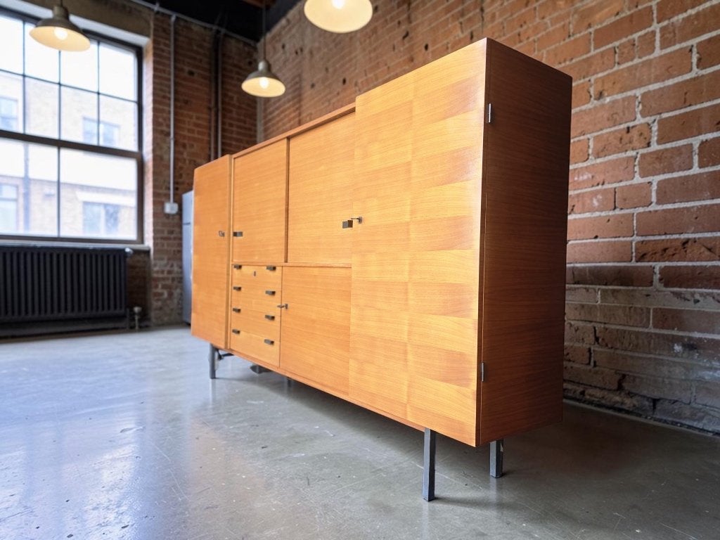 armoire murale vintage XL en bois/meuble buffet/midboard, Enlèvement