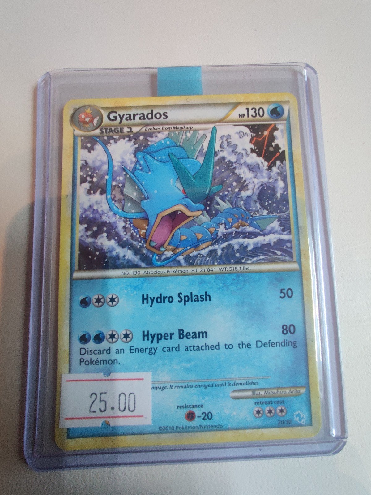 Gyarados TK4 G20, Ophalen, Zo goed als nieuw, Losse kaart, Foil