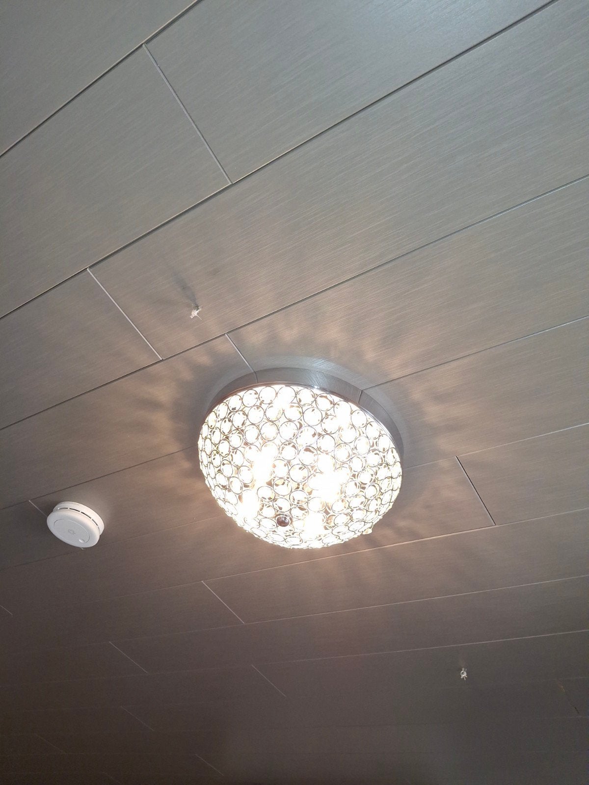 plafonnier Swarovski, LED, Comme neuf, 35 cm, Enlèvement