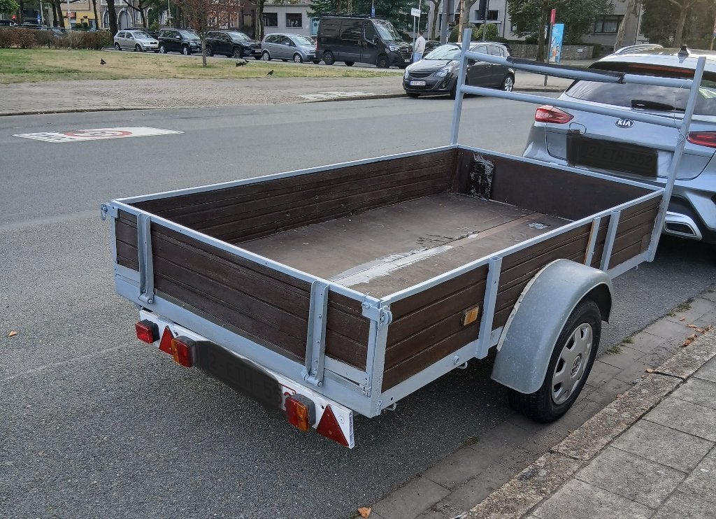 aanhangwagen te huur, Ophalen