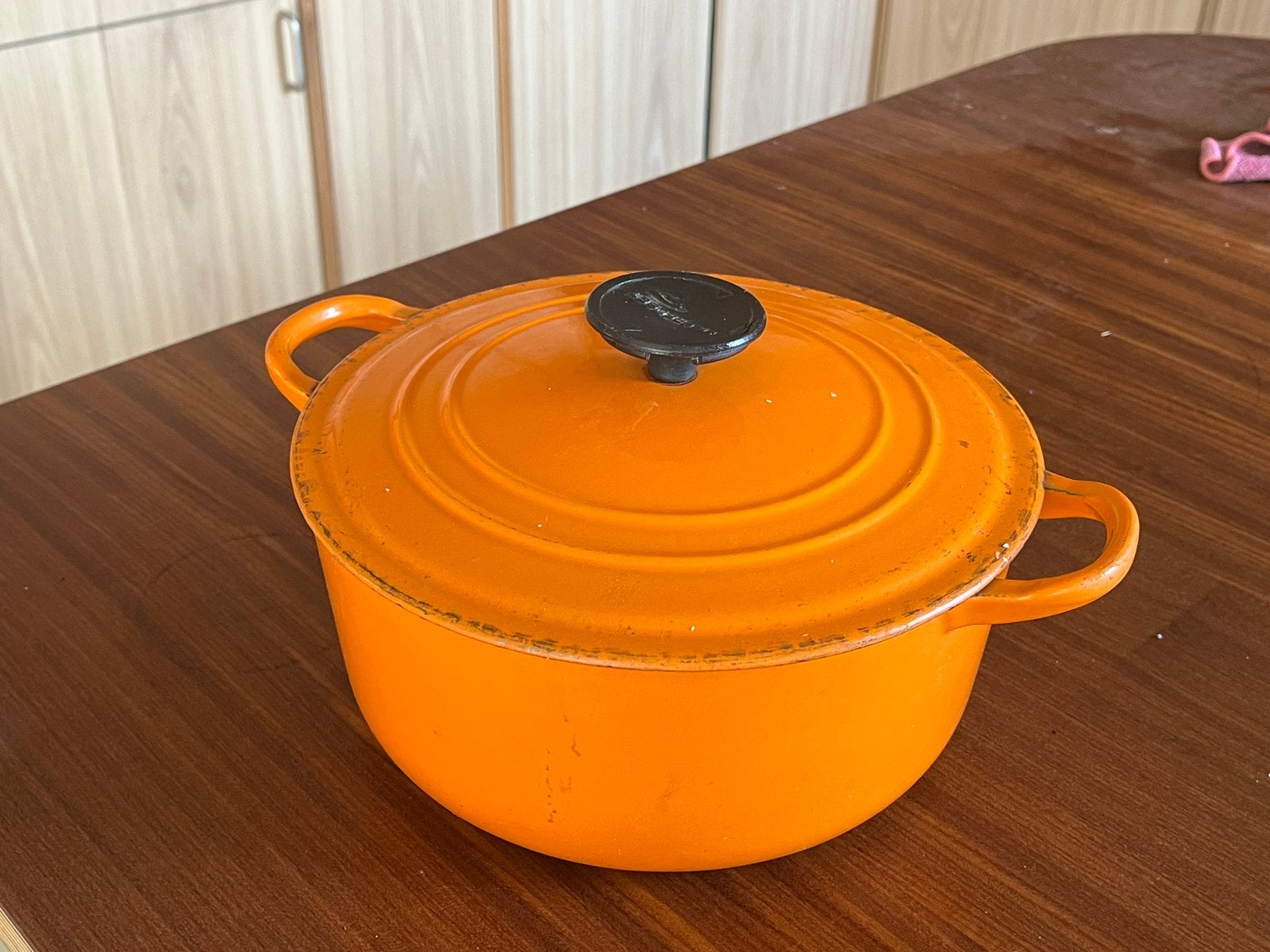LE CREUSET braadpan 20cm, Ophalen, Zo goed als nieuw