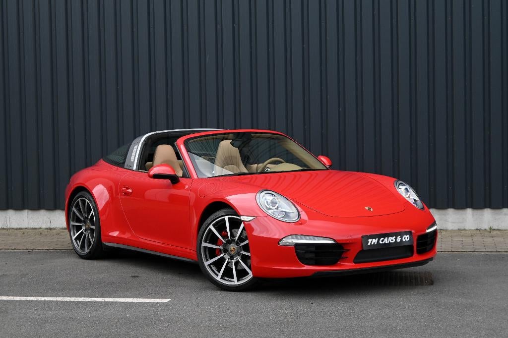 Porsche 911 991 Targa 4 / 63dkm / sportuitlaat, zetelver,pdk, Auto's, Porsche, Automaat, Cabriolet, 257 kW, Leder